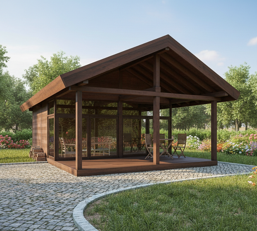 Закрытая беседка АРИГОН