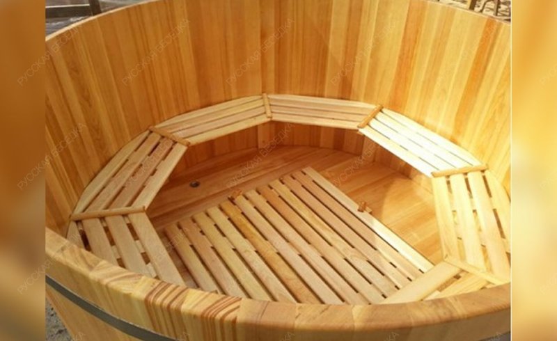 Купель круглая из кедра д150 1.5х1.5х1