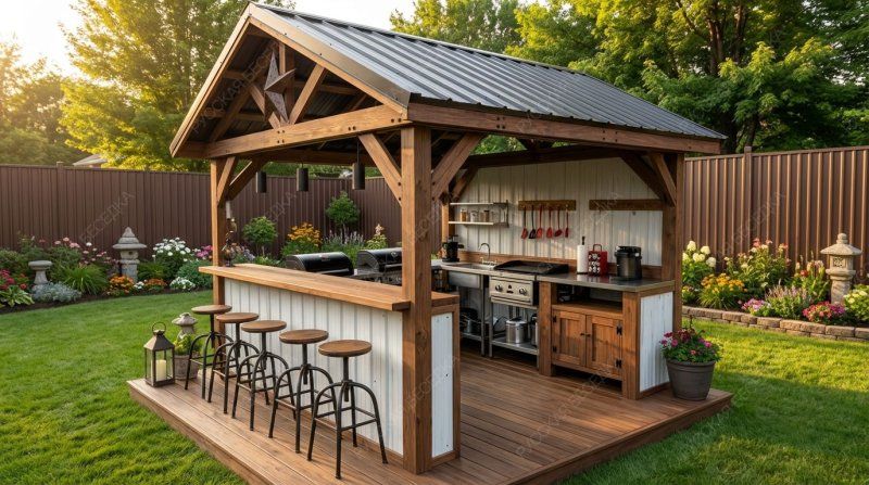 Летняя кухня Скова