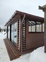 Застеклённая беседка БАЛТИКА 3,5х6