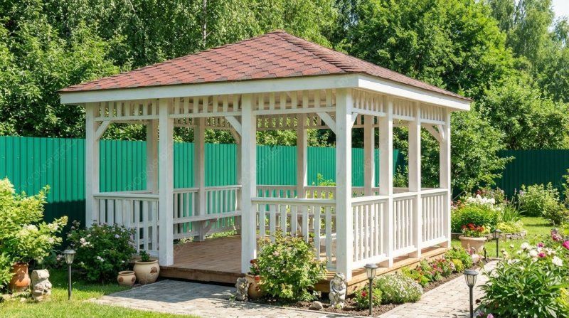 Квадратная беседка ПАНТЕОН