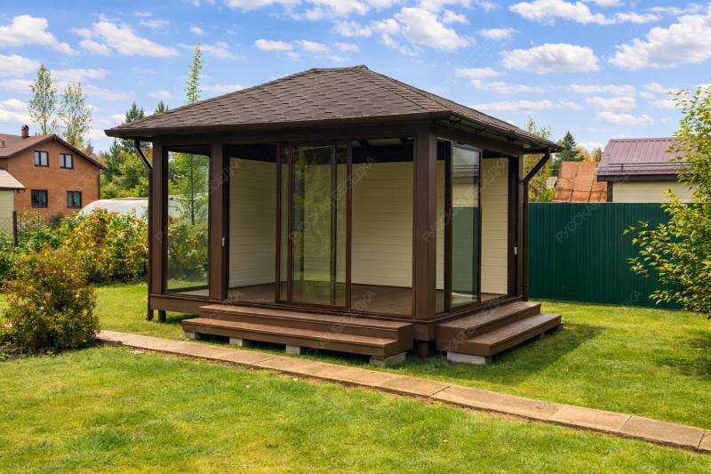 Застекленная беседка АННЭТ