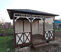Прямоугольная беседка Малая Калифорния