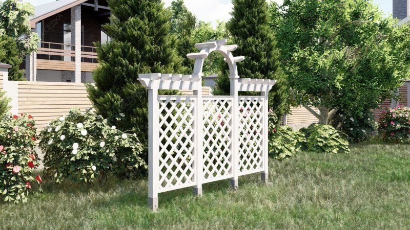 Деревянная шпалера Степановское