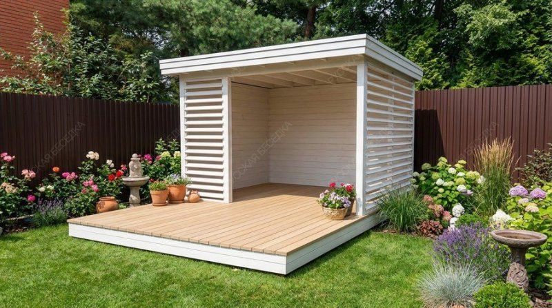 Прямоугольная беседка Толос