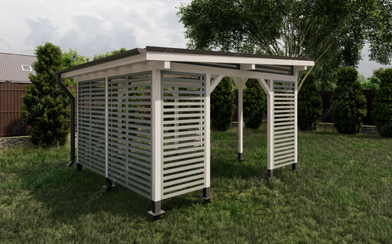 Квадратная беседка НИКА