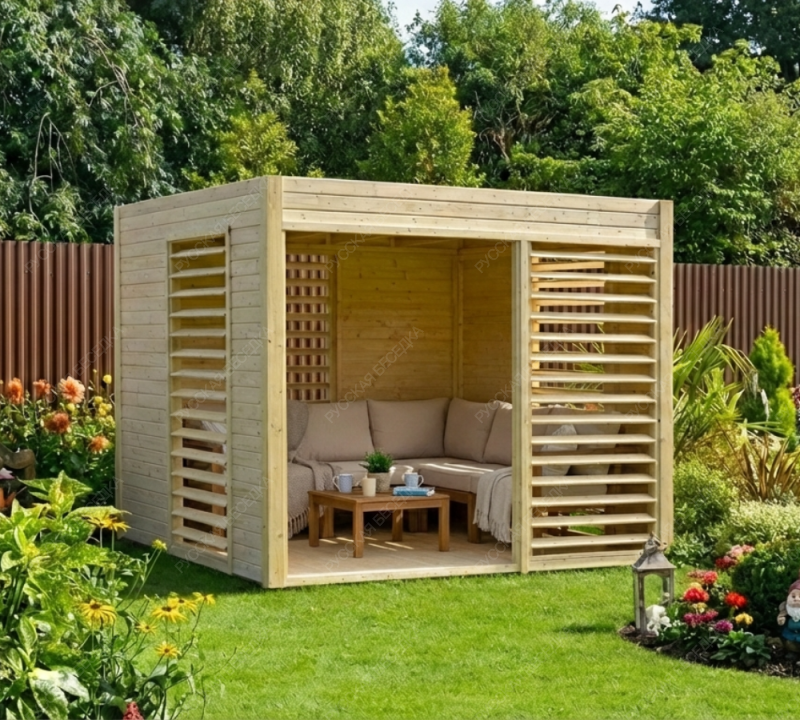 Современная беседка ИЗЯЩЕСТВО