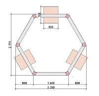 Садовые качели Тания