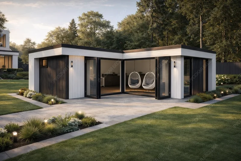 Угловая беседка Валаам