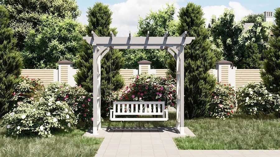 Садовые качели Труневки